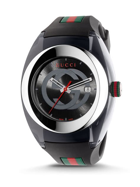 Gucci Sync Stainless Steel Rubber